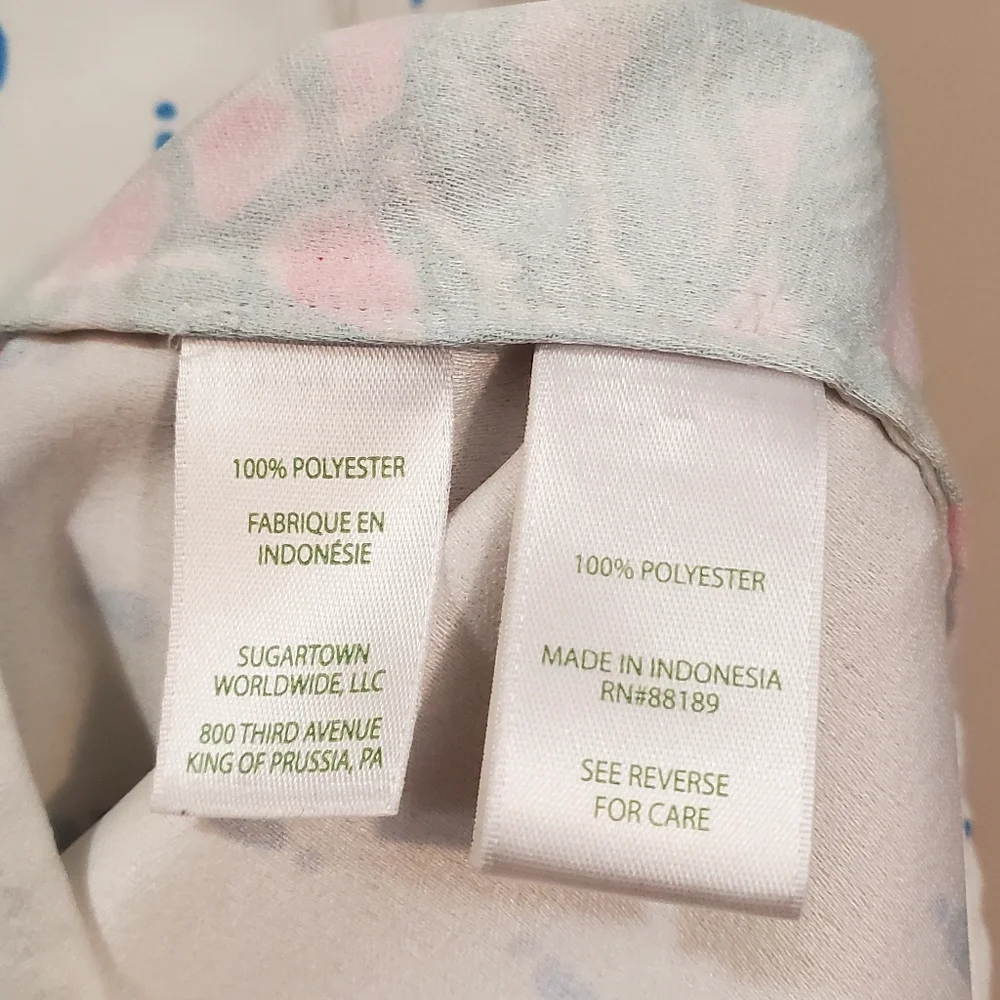 Lilly Pulitzer - Tavia Top Resort White Coconut Row Blouse - Size M - Picture 10 of 11